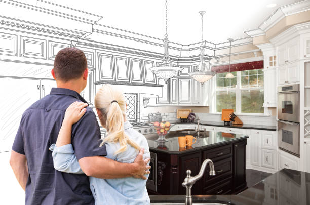 Custom kitchen cabinets installed in a Jobstown home